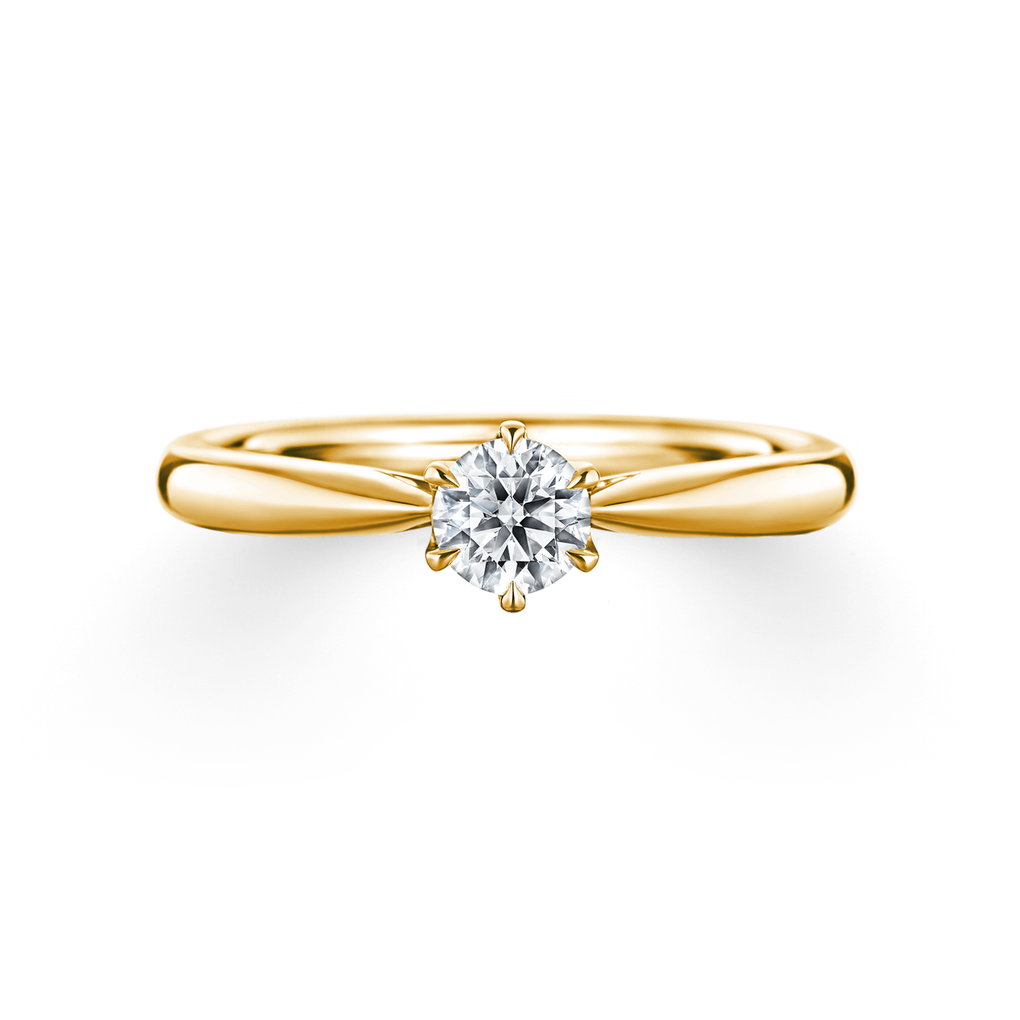 18K 永恆單鑽戒指