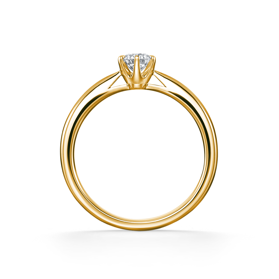18K 永恆單鑽戒指