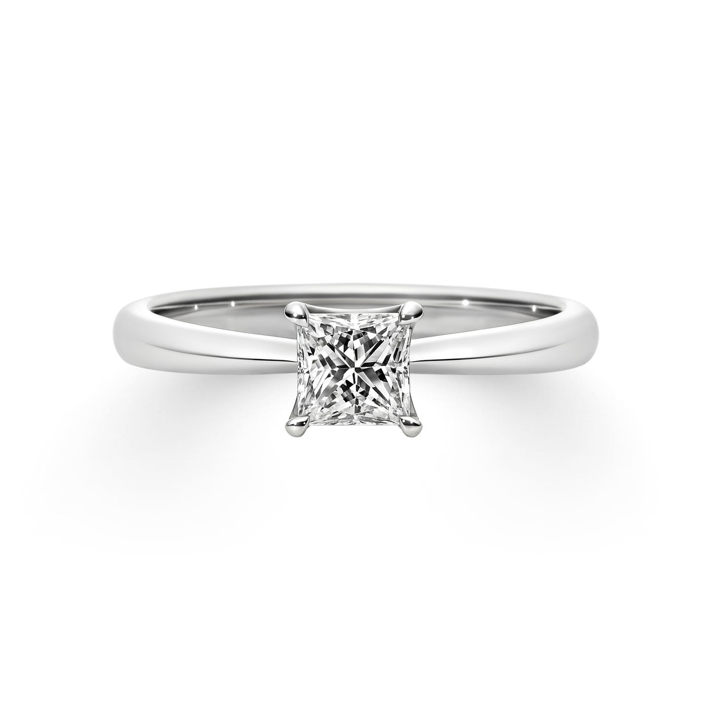 18K 永恆單鑽戒指