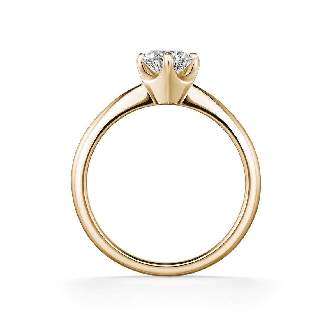 18K 永恆單鑽戒指