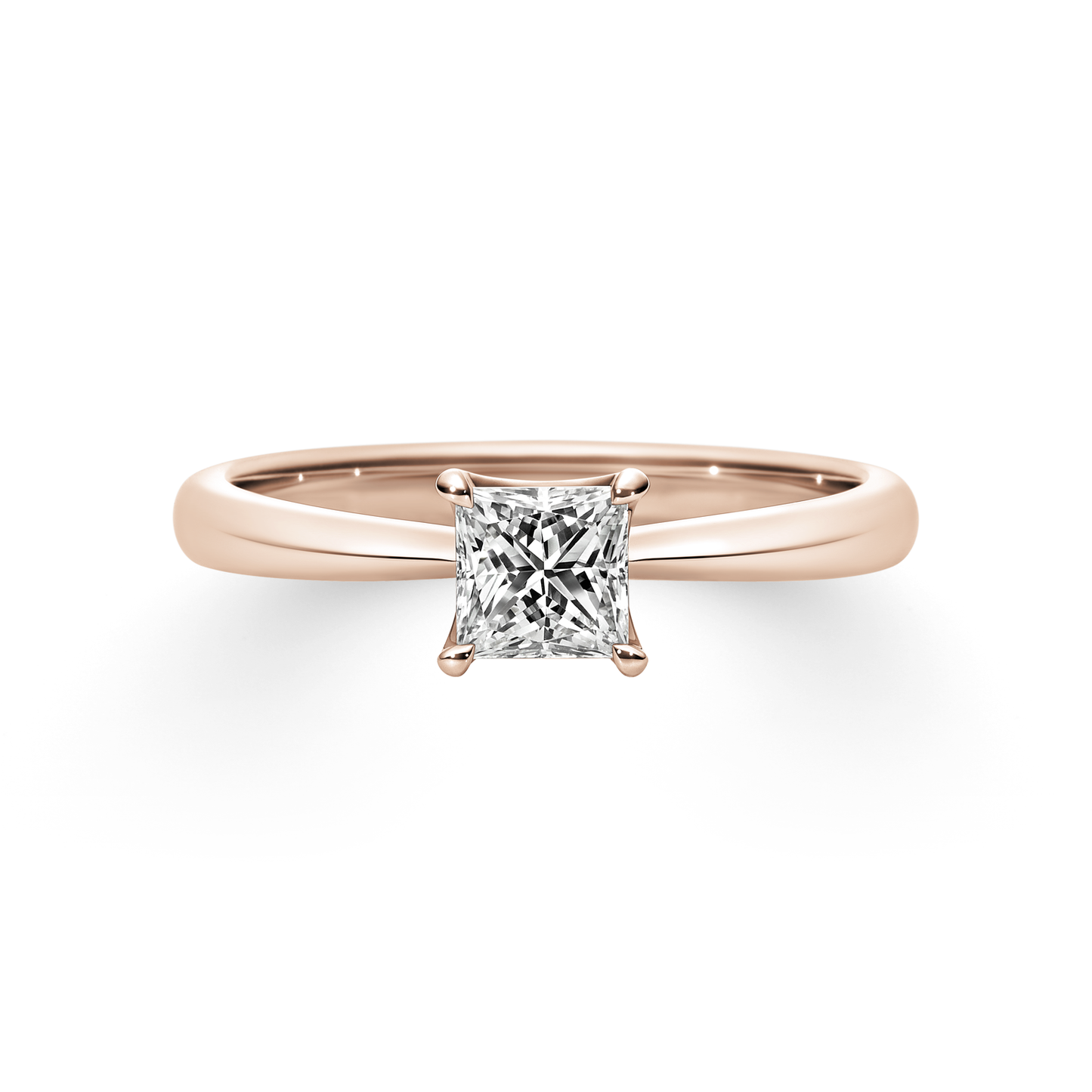 18K 永恆單鑽戒指