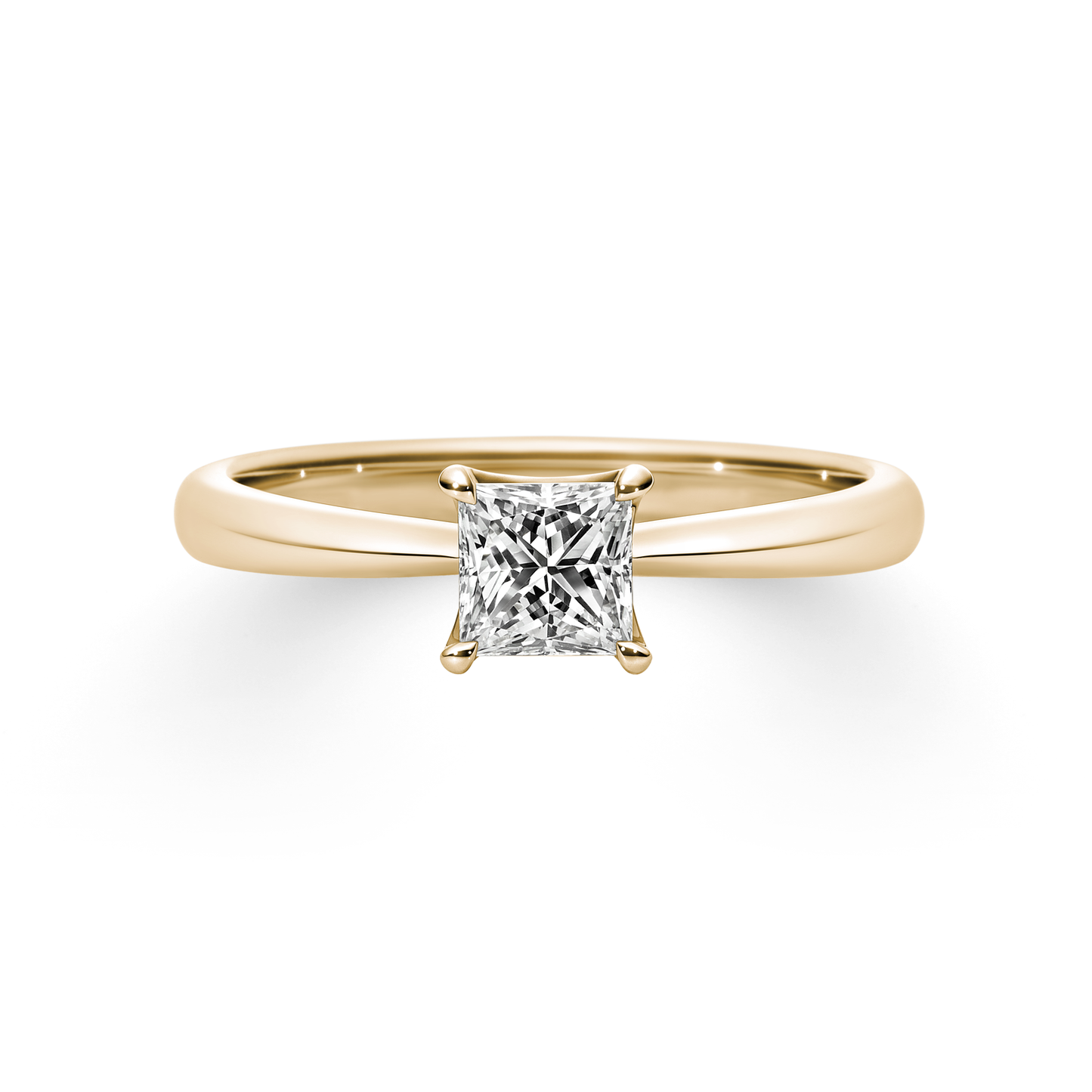 18K 永恆單鑽戒指