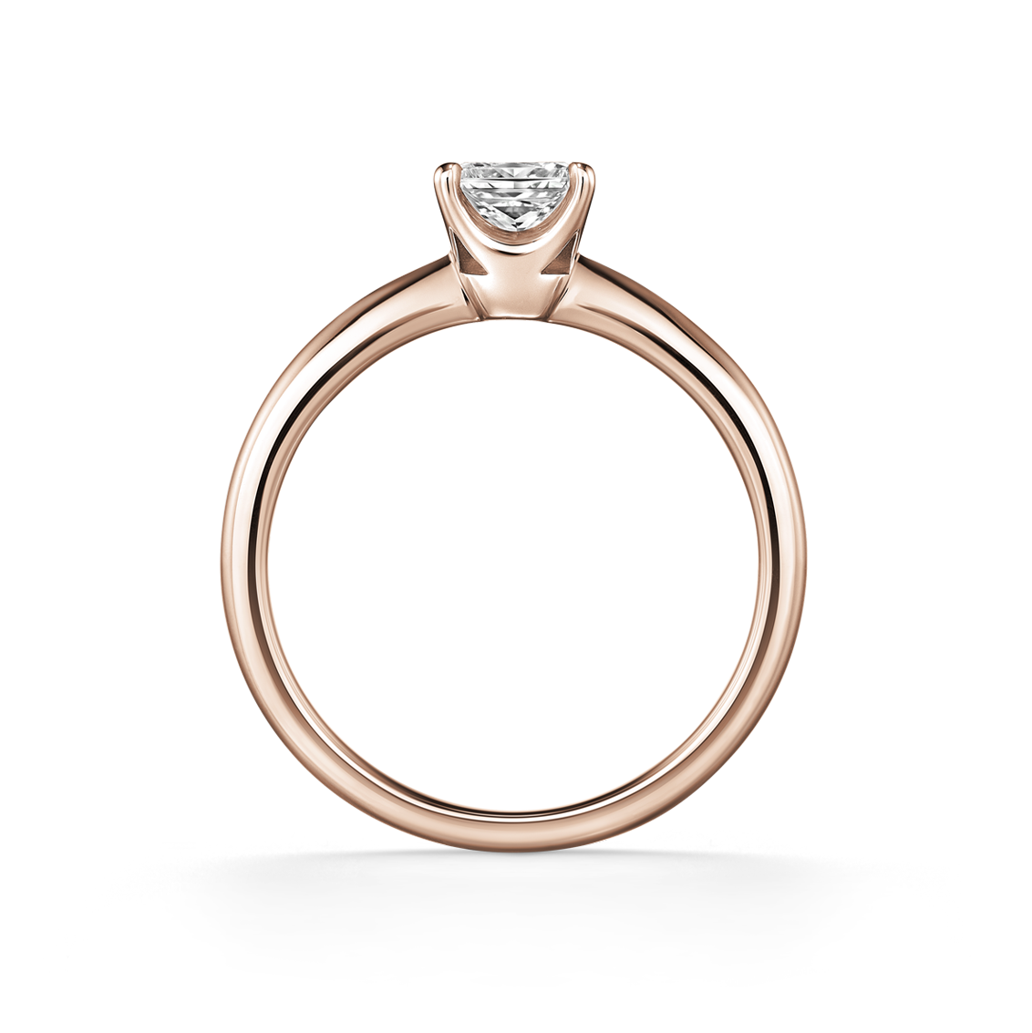 18K 永恆單鑽戒指