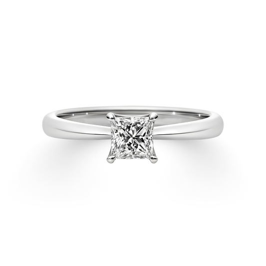 18K 永恆單鑽戒指